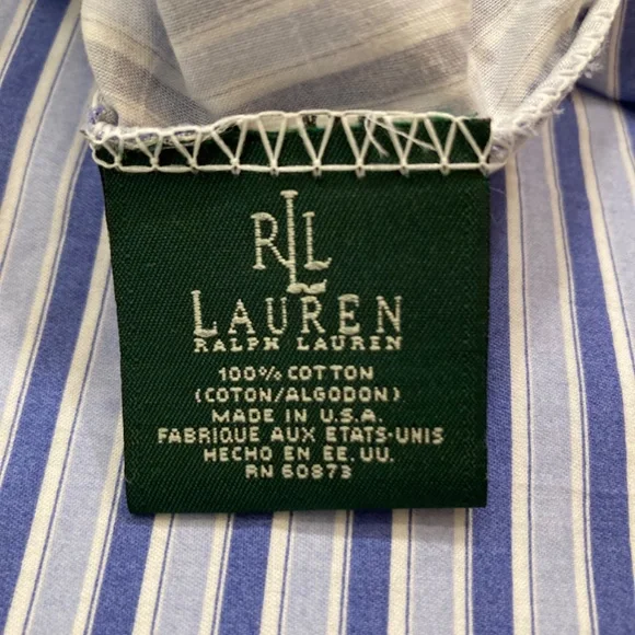 Ralph Lauren Set of Two Premium Standard Pillowcases Supima Cotton NEVER USED - Picture 8 of 14